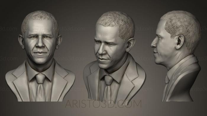 Busts and bas-reliefs of famous people (BUSTC_0041) 3D model for CNC machine